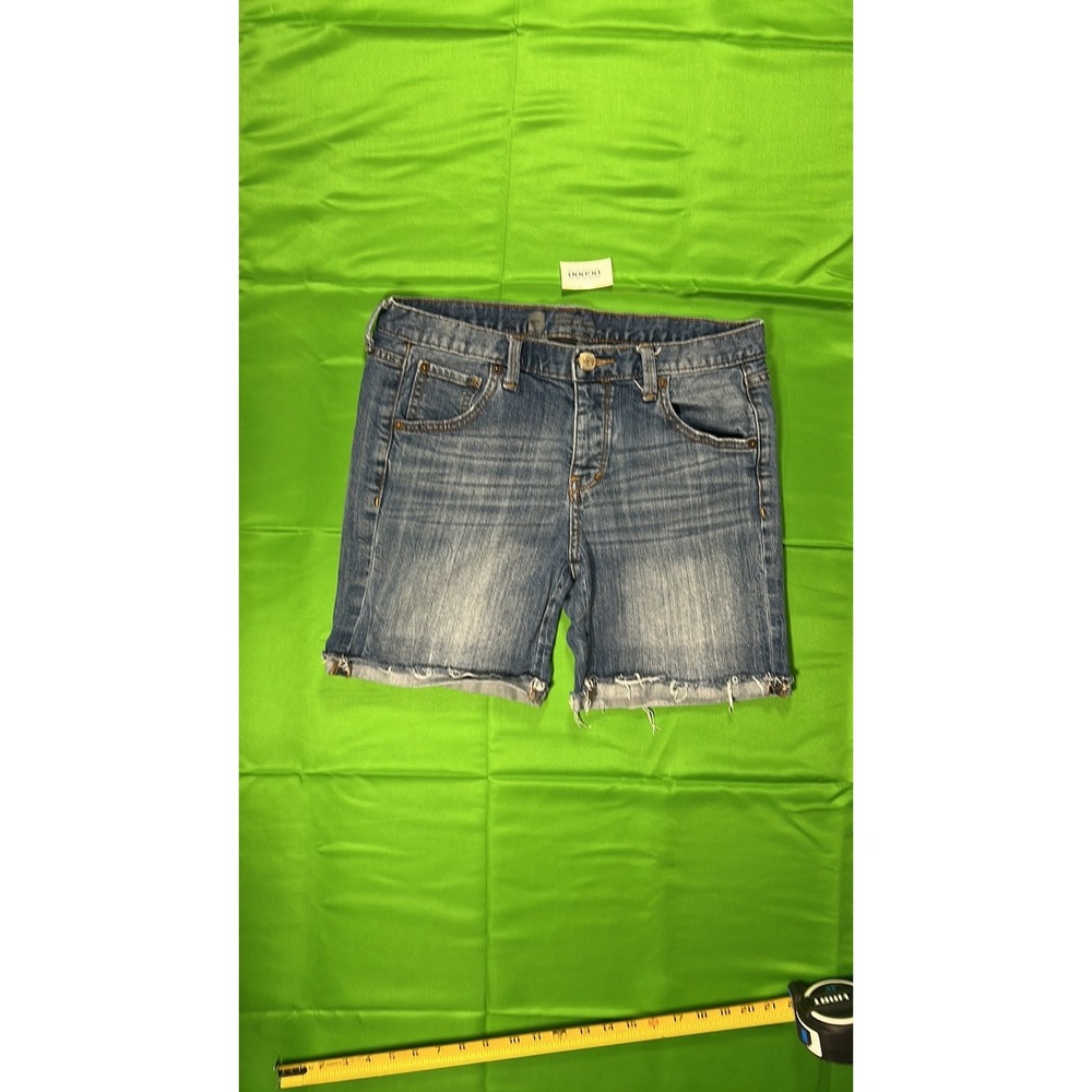 Gap Premium Denim Boyfriend Cutoff Jean Shorts Medium Wash Blue Size 4